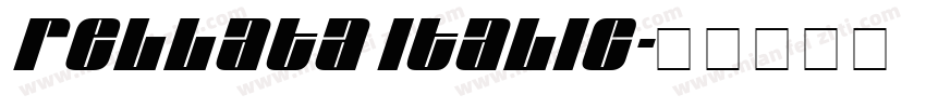 Rellata Italic字体转换